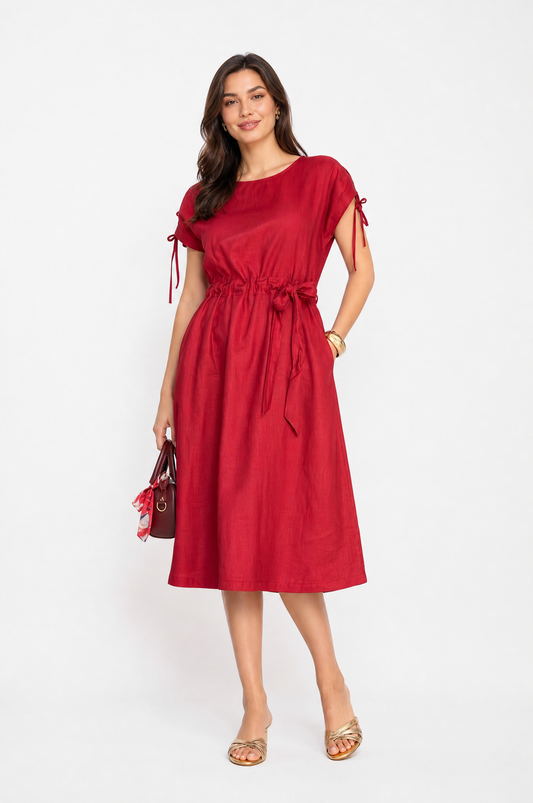 Fustan Burgundy 1127