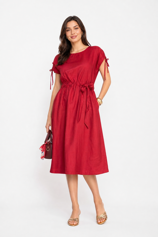 Fustan Burgundy 1127